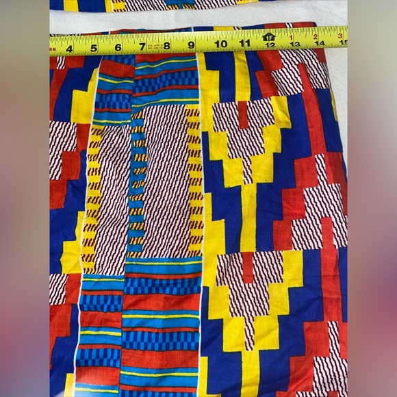 Osei Duro Geo Print Skirt Top Set Size S Anthropologie Designer Art To Wear - Picture 4 of 12